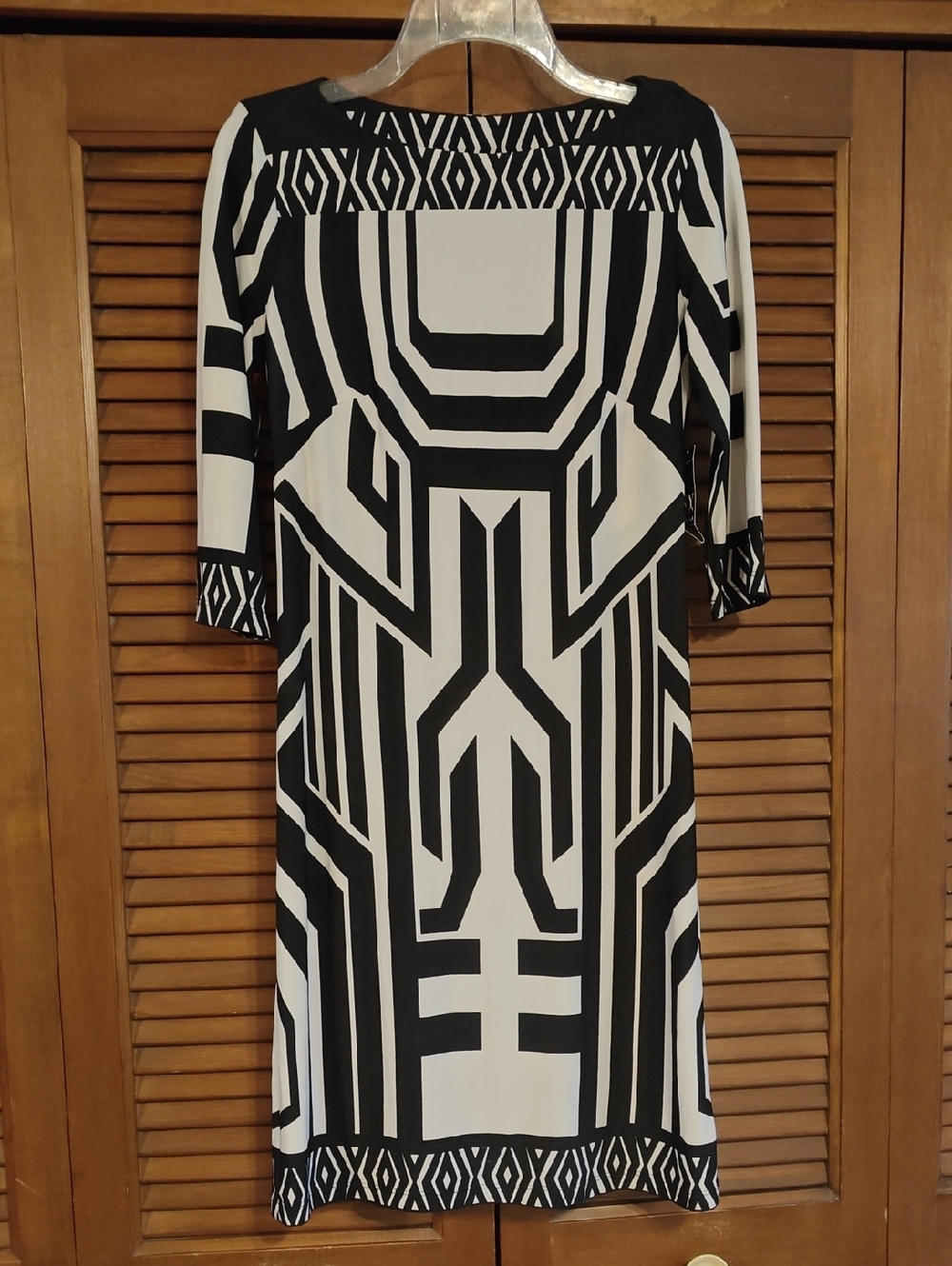 NWT New York & Company Geometric Midi Dress
